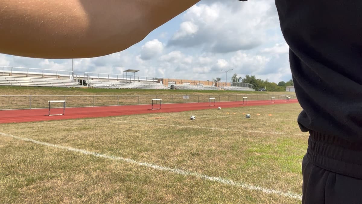 Outdoor Agility Setup